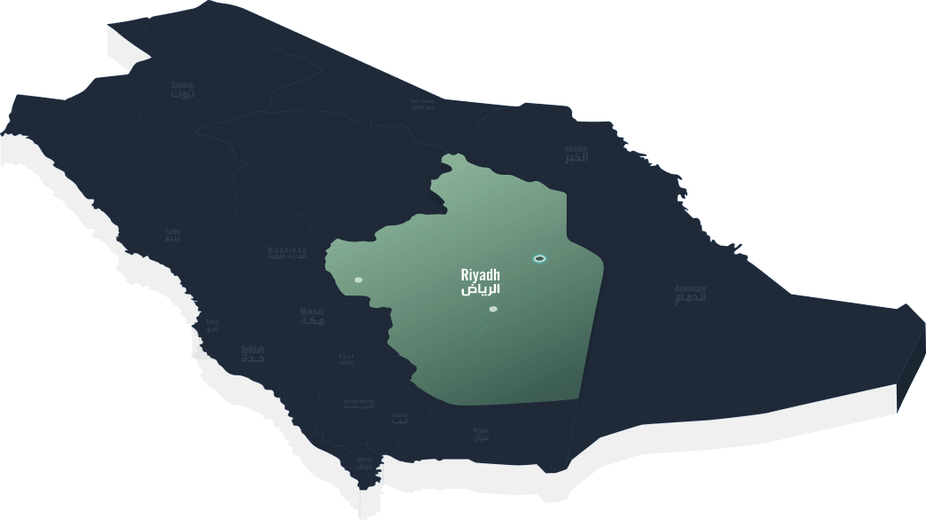 خريطة المملكة العربية السعودية