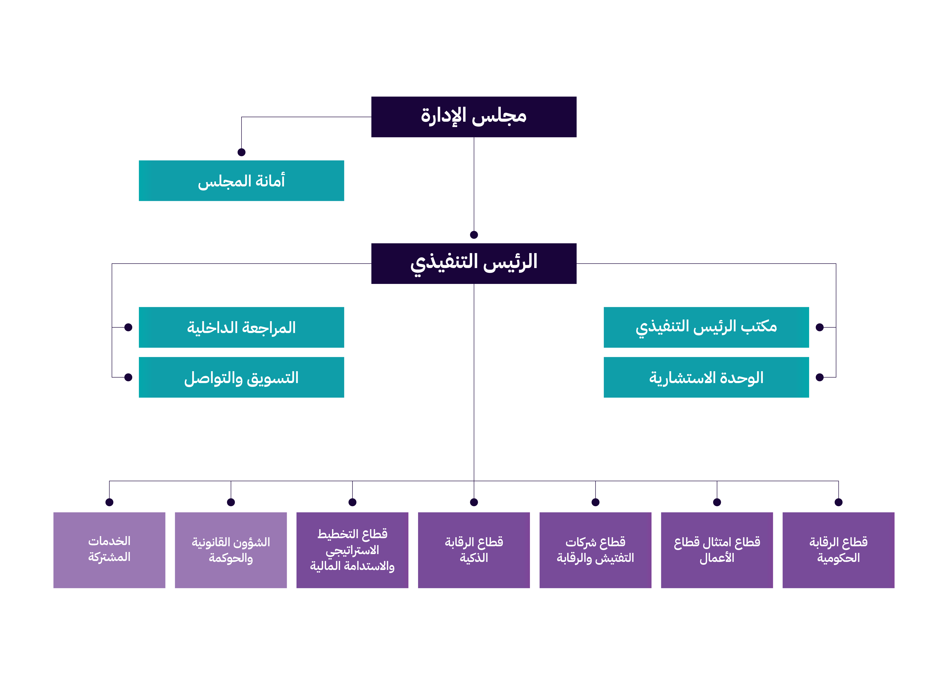 الهيكل التنظيمي
